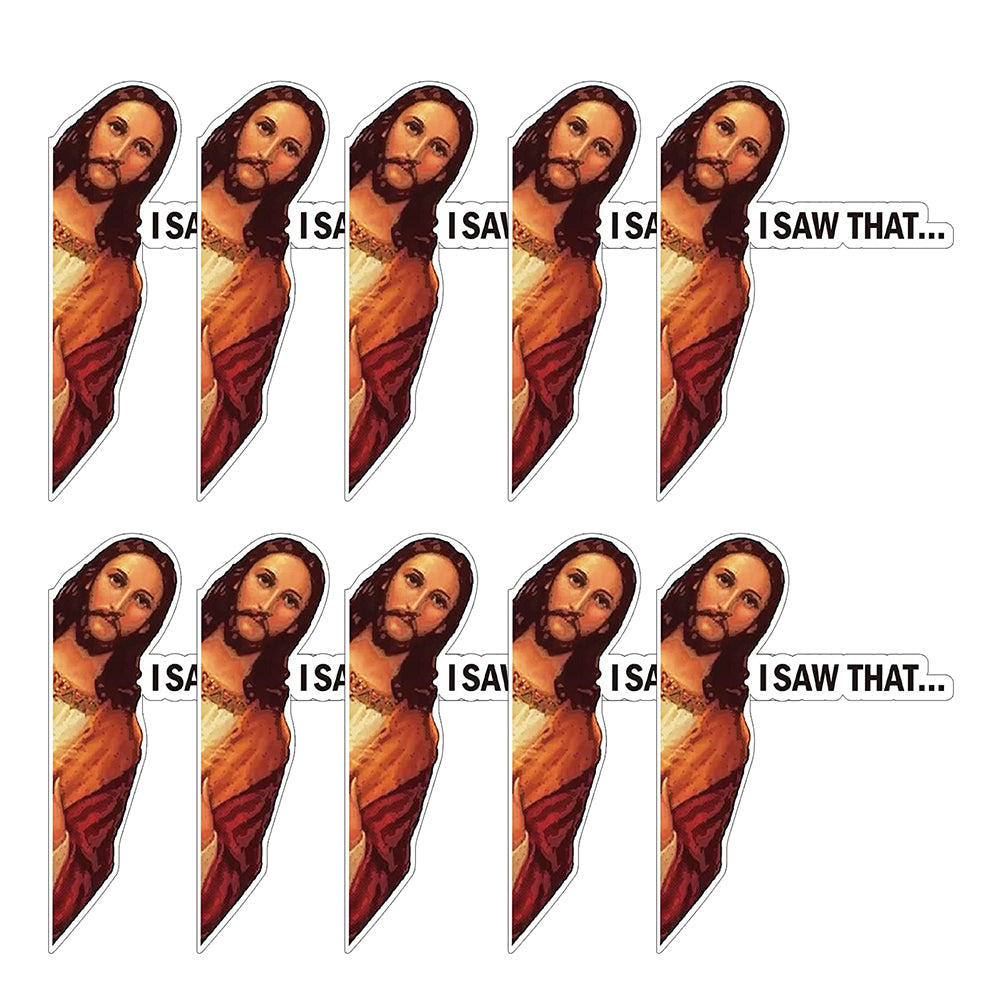 10 Pcs Vinyl Decal Sticker PET Waterproof Window Sticker for Auto Wall Laptop Tablet Truck Ski Board