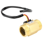 YFB10 Hall Flowmeter Switch G1in Water Flow Sensor Turbine Meter Counter DC24V 2~50L/MIN