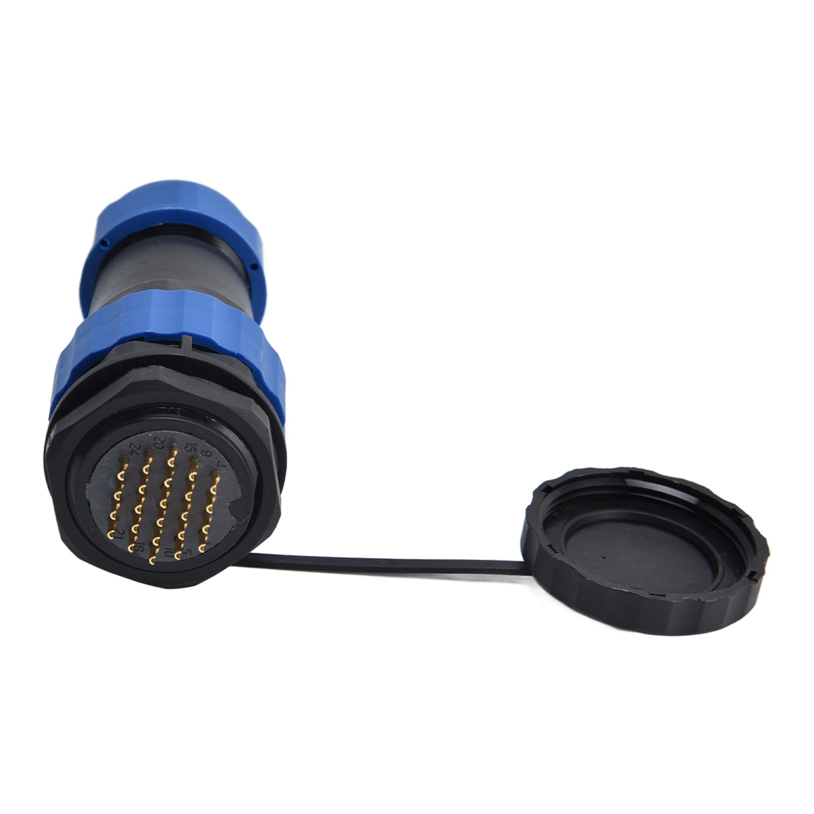 Waterproof Connector Back Nut IP68 Aviation Power Socket  5A for Cable Wire SP28