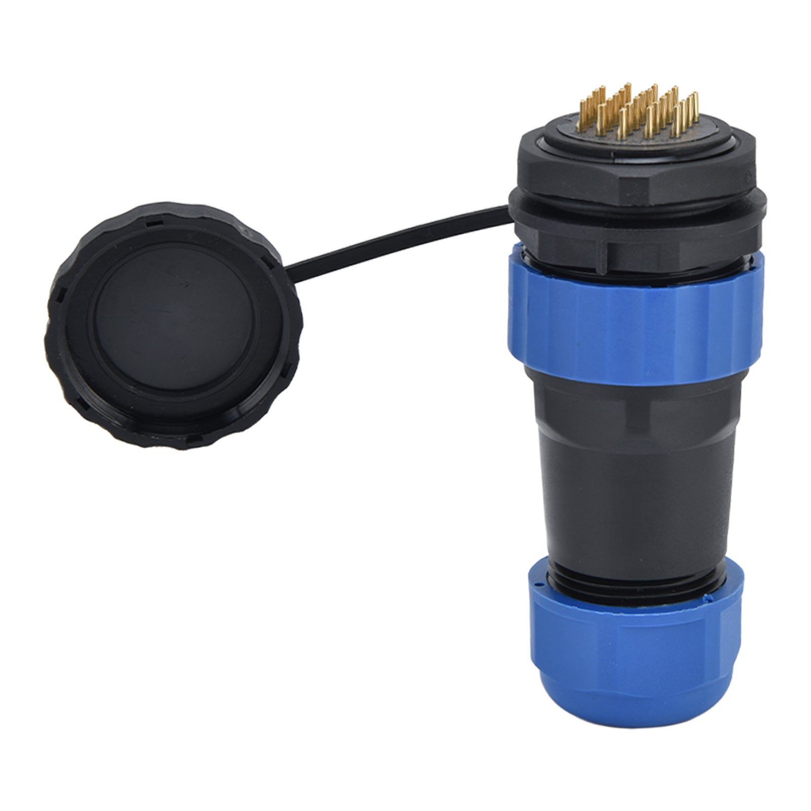 Waterproof Connector Back Nut IP68 Aviation Power Socket  5A for Cable Wire SP28