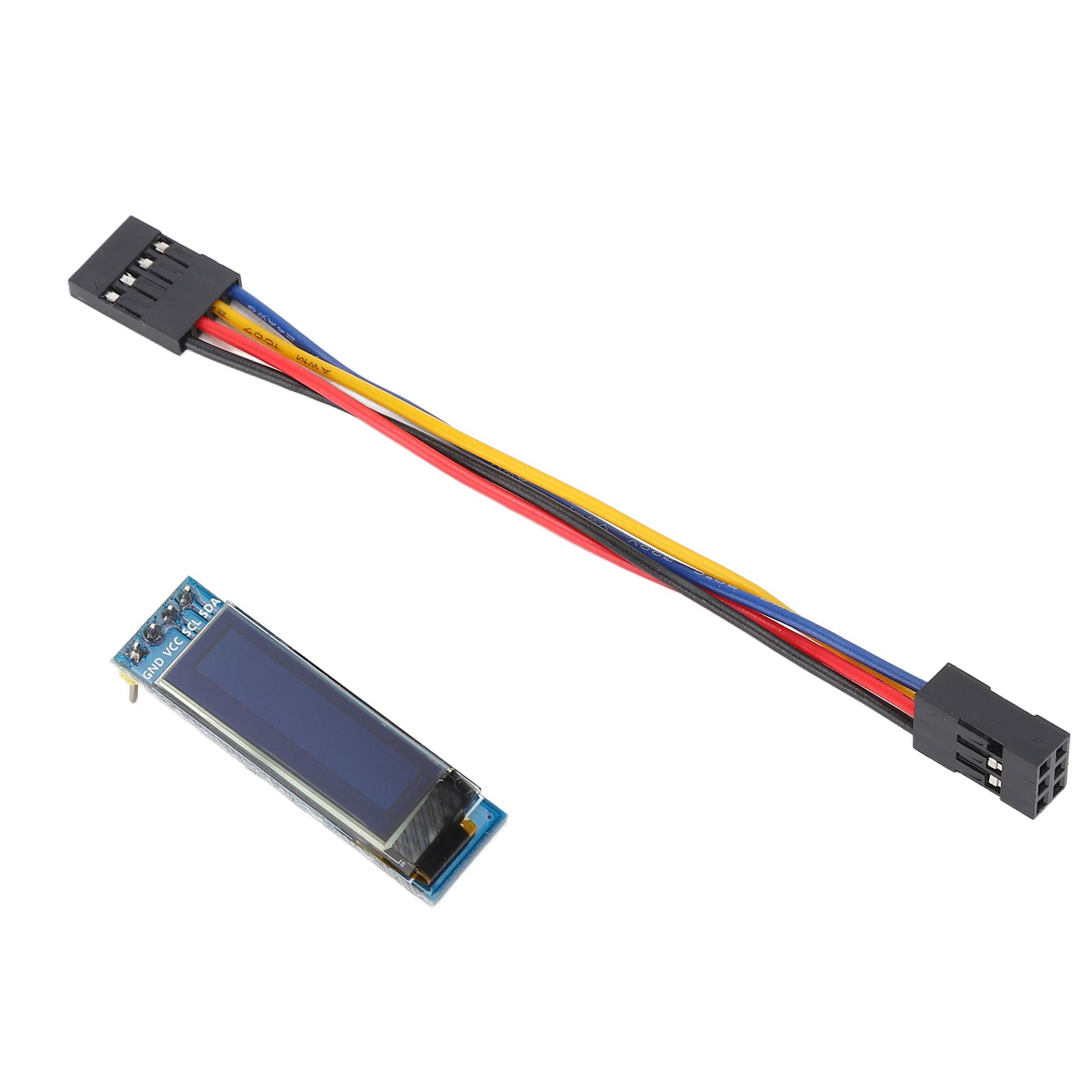 0.91in Display Module I2C Organic Light Emitting Diode DIY Screen Module for Raspberry Pi 4B