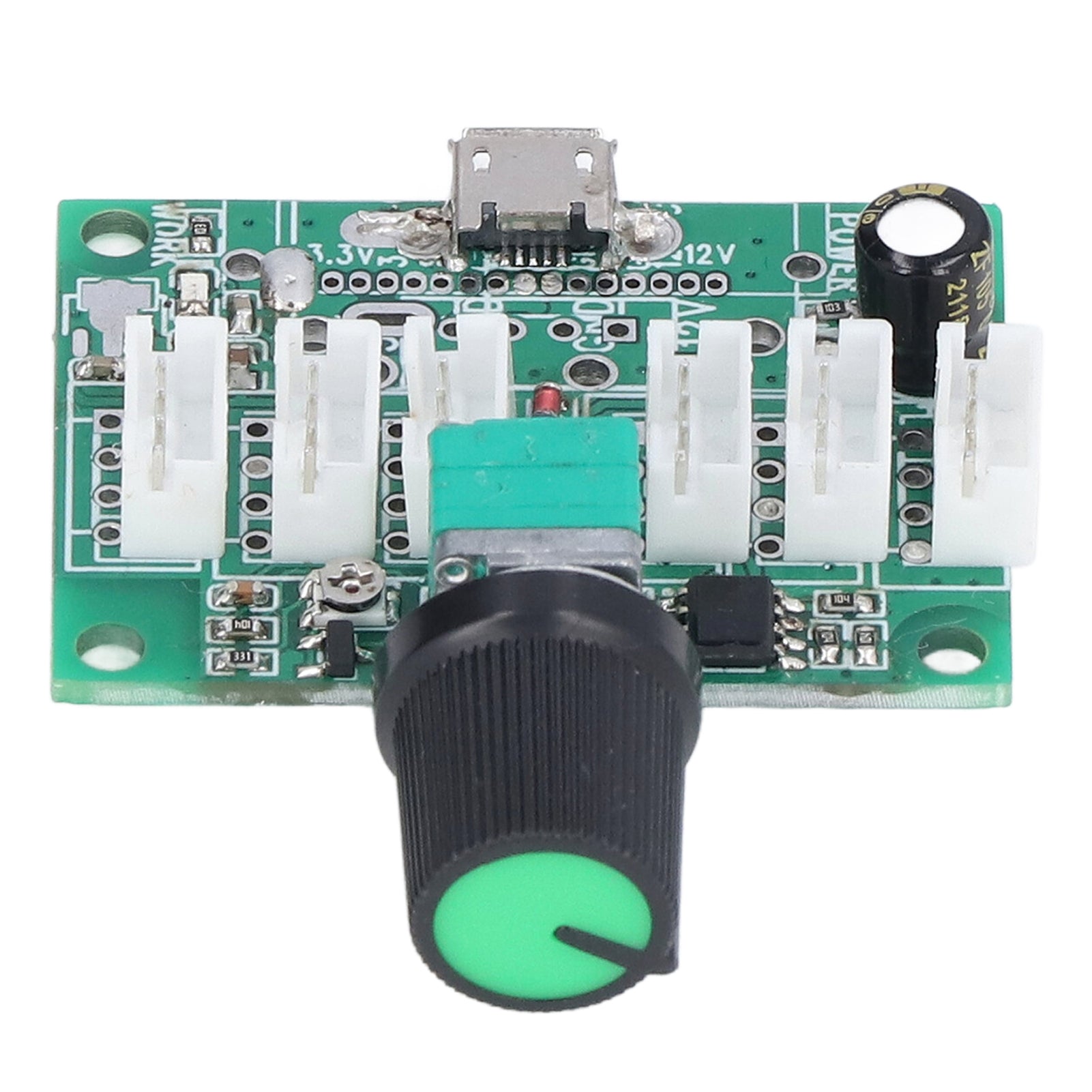USB Fan Governor Module Simultaneous Adjustment 24 Fans Multi Purpose Practical Indicator Light Fan Governor