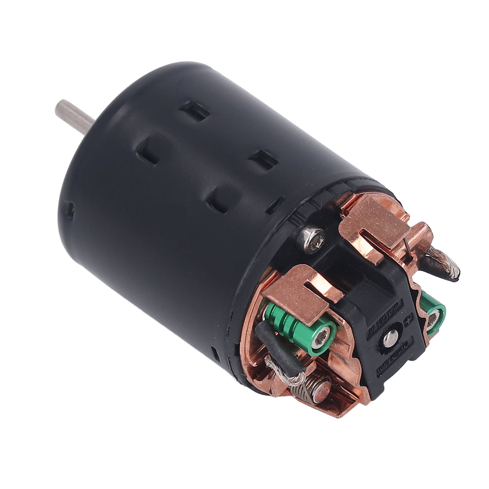 DC Brushed Motor High Torsion Black Shell Carbon Brush Convenient Installation for High Speed Car Model 80T 5400RPM 0.85A 2100g