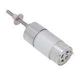 Self Locking DC Worm Gear Motor with Flange M6 Rotating Shaft Thread Speed Reduction Geared Motor DC12V 35RPM