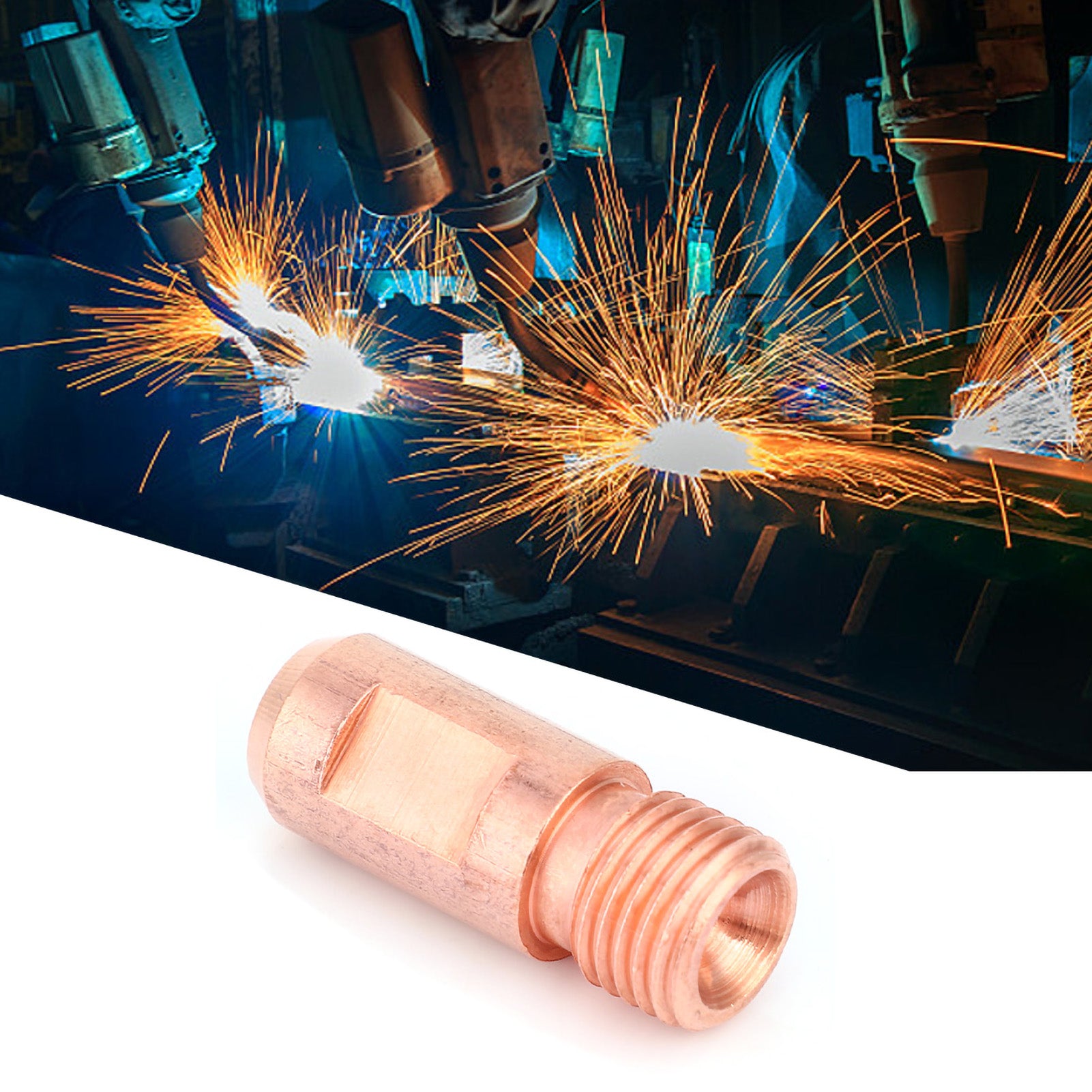 10pcs Submerged Arc Welding Machine Welding Torch Nozzle Tips M14x1.5 4.0mm/5.0mm4.0mm
