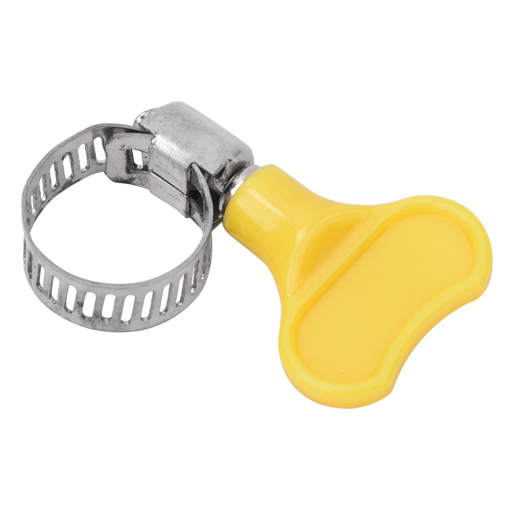 10 Pcs Stainless Steel Hose Clamp with Plastic Handle Pipe Tube Clips18~29mm