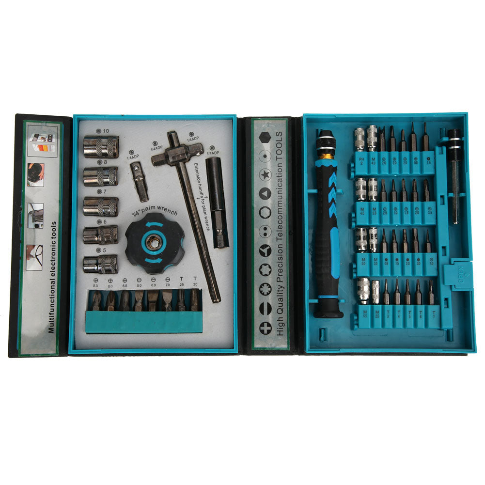 47Pcs Screwdriver Set Chrome Vanadium Steel High Accuracy Multifunctional Repair Hand Tool