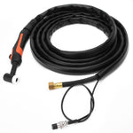 Arc Welding Torch Set Air Cooling TIG-17 4 Meters Cable 10mm M16x1.5 Weld Equipment(TIG-17 Single Switch )