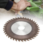 Woodworking Saw Blade HSS Cutting Accessory Bronze Coating Circular Cutting Saw Disc 105mm105mmx1.6mmx20mmx40T
