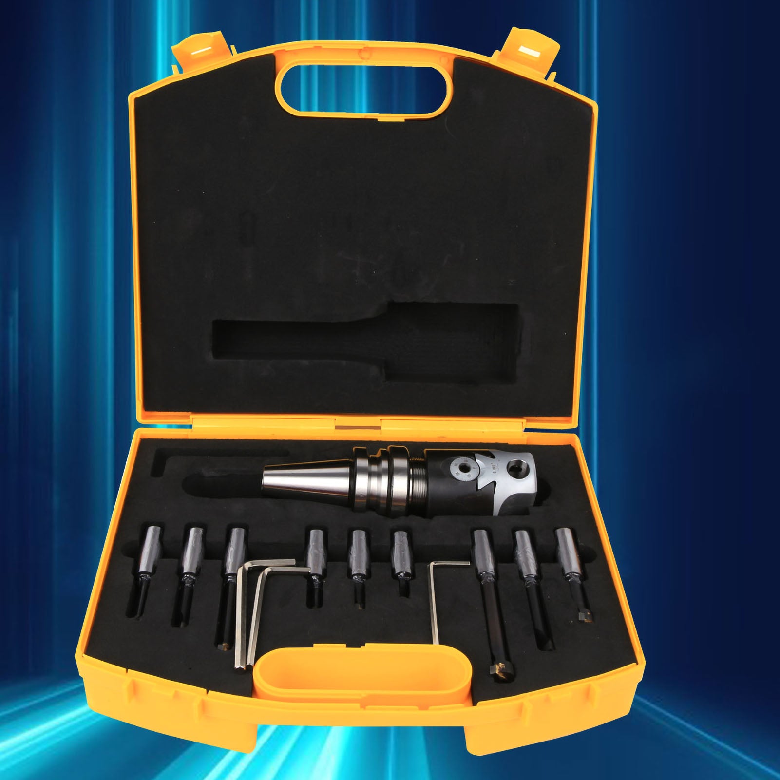 Boring Cutter Set 40 Carbon Steel High Accuracy CNC Milling Tool Kits BT30-F1-12-9PCS