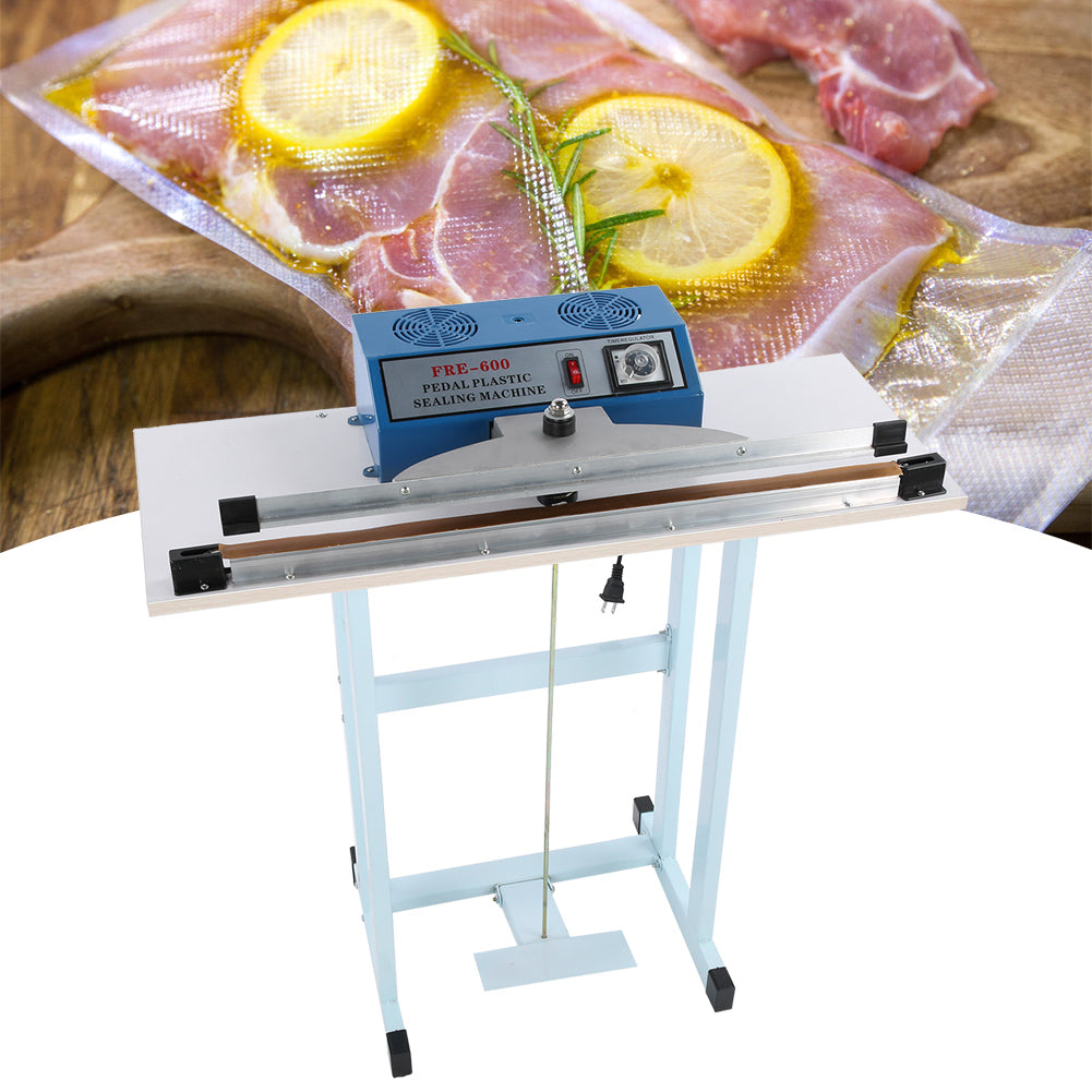 Foot Sealer Foot Pedal Heat Sealing Machine Electric Heat Sealer 600mmUS Plug 110V