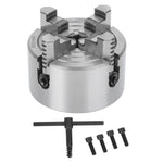 4 Jaw Independent Lathe Chuck Strong Clamping Force Workholding Tool 100mm 3500r/min