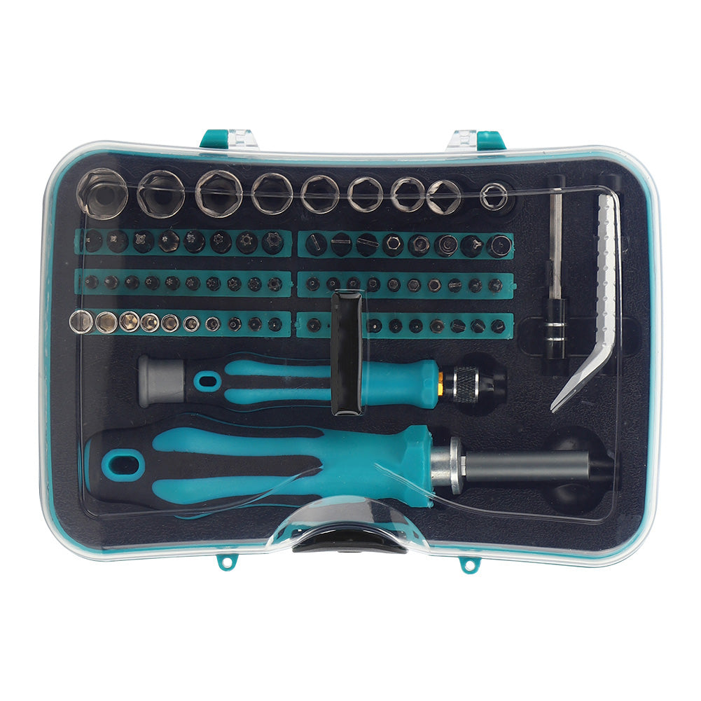 69PCs Screwdriver Bit Magnetic Accuracy Electronic Repair Tool Chrome Vanadium Steel