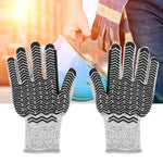 Cut Resistant Gloves HPPE Silica Gel Level 5 13 Stitches Heather Grey Type Hand Protection