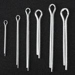 144Pcs Cotter Pin Assortment Set Kit Iron Industrial Supplies Fastener Manual Tools