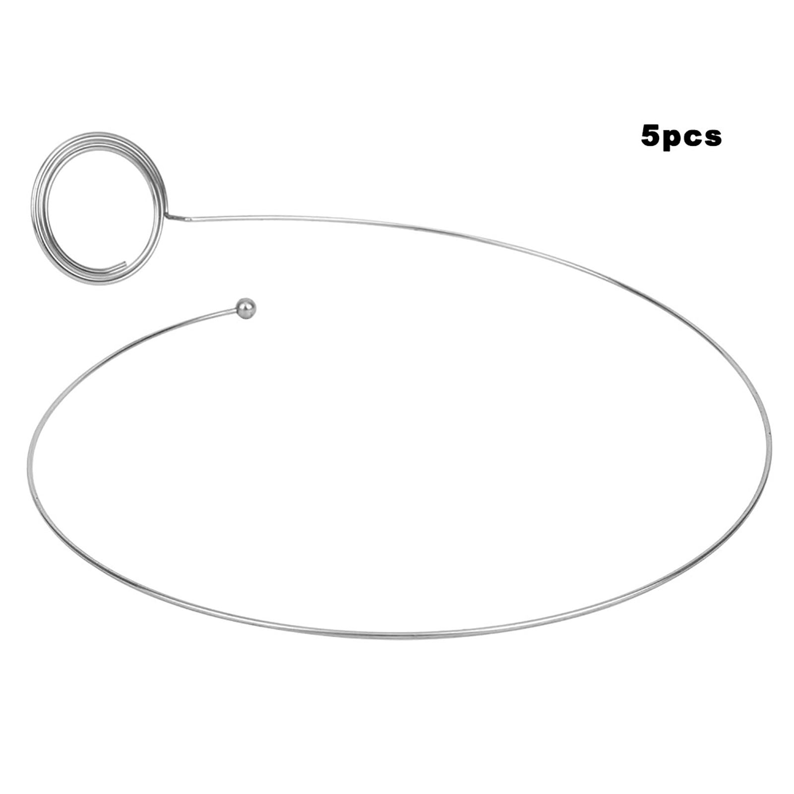 5PCs Magnifier Frame Watchmaker Tool Silver Round Wire Adjustable Perimeter Alloy Steel Durable