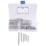 340Pcs Cotter Pin Assortment Set Kit 304 Stainless Steel Industrial Supplies Fastener