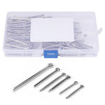340Pcs Cotter Pin Assortment Set Kit 304 Stainless Steel Industrial Supplies Fastener