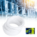 Galvanized Iron Wire White Twist Ties Material Protective 0.55mm Single Core Inside DIY