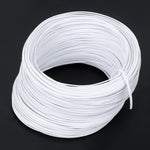 Galvanized Iron Wire White Twist Ties Material Protective 0.55mm Single Core Inside DIY