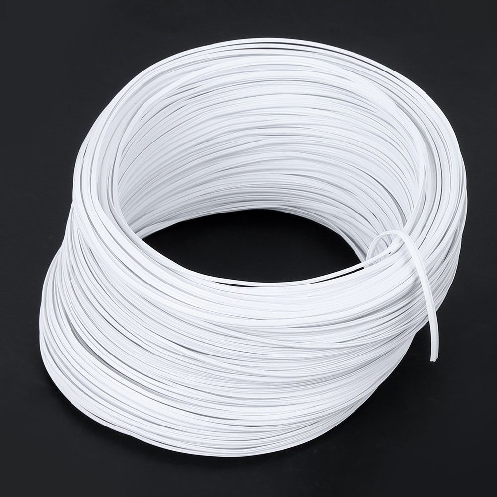 Galvanized Iron Wire White Twist Ties Material Protective 0.55mm Single Core Inside DIY