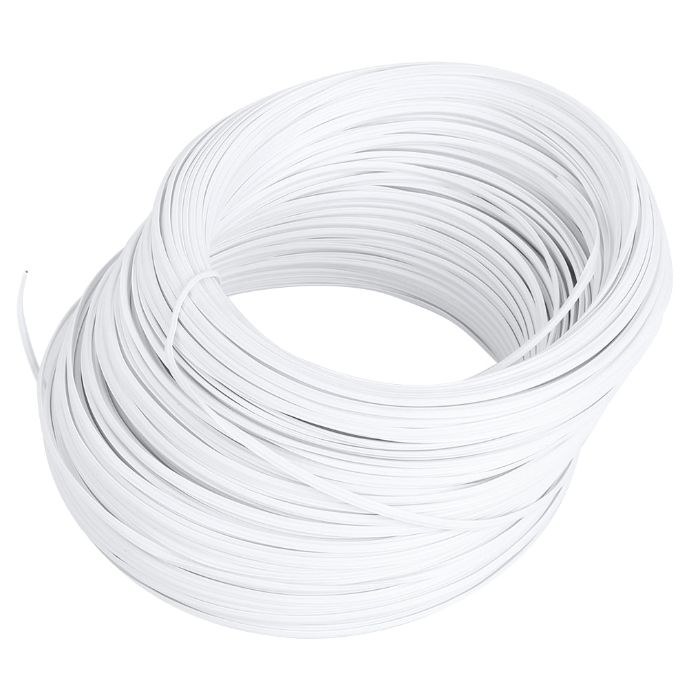 Galvanized Iron Wire White Twist Ties Material Protective 0.55mm Single Core Inside DIY