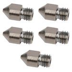 5Pcs 3D Printer Nozzle Set for MK8 1.75mm Consumables 0.2‑1.0mm Hardened Steel Accessories0.4mm