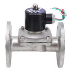 Solenoid Valve NBR NC DirectActing Water Air Stainless Steel Valves G1in 2W25025BF(DC24V )