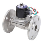 Solenoid Valve NBR NC DirectActing Water Air Stainless Steel Valves G1in 2W25025BF(DC24V )