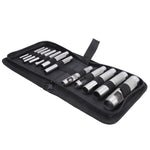12Pcs Carbon Steel Leather Puncher Belts Hole Manual Chisel Punch Tools Hardware 3‑19mm