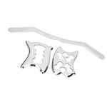 3pcs / set Stainless Steel Gua Sha Scraping Plate Body Massage Tools for Neck Shoulder