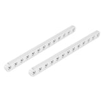 1 Pair Flat Beam 13 Holes 4 x 8 x 104mm 3102‑0009‑0104 Robotic Structure Part Accessory