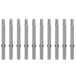 10Pcs Magnetic Head Screwdriver Bits Electric Hex Socket S2 Alloy Steel Industrial Tools