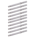 10Pcs Magnetic Head Screwdriver Bits Electric Hex Socket S2 Alloy Steel Industrial Tools