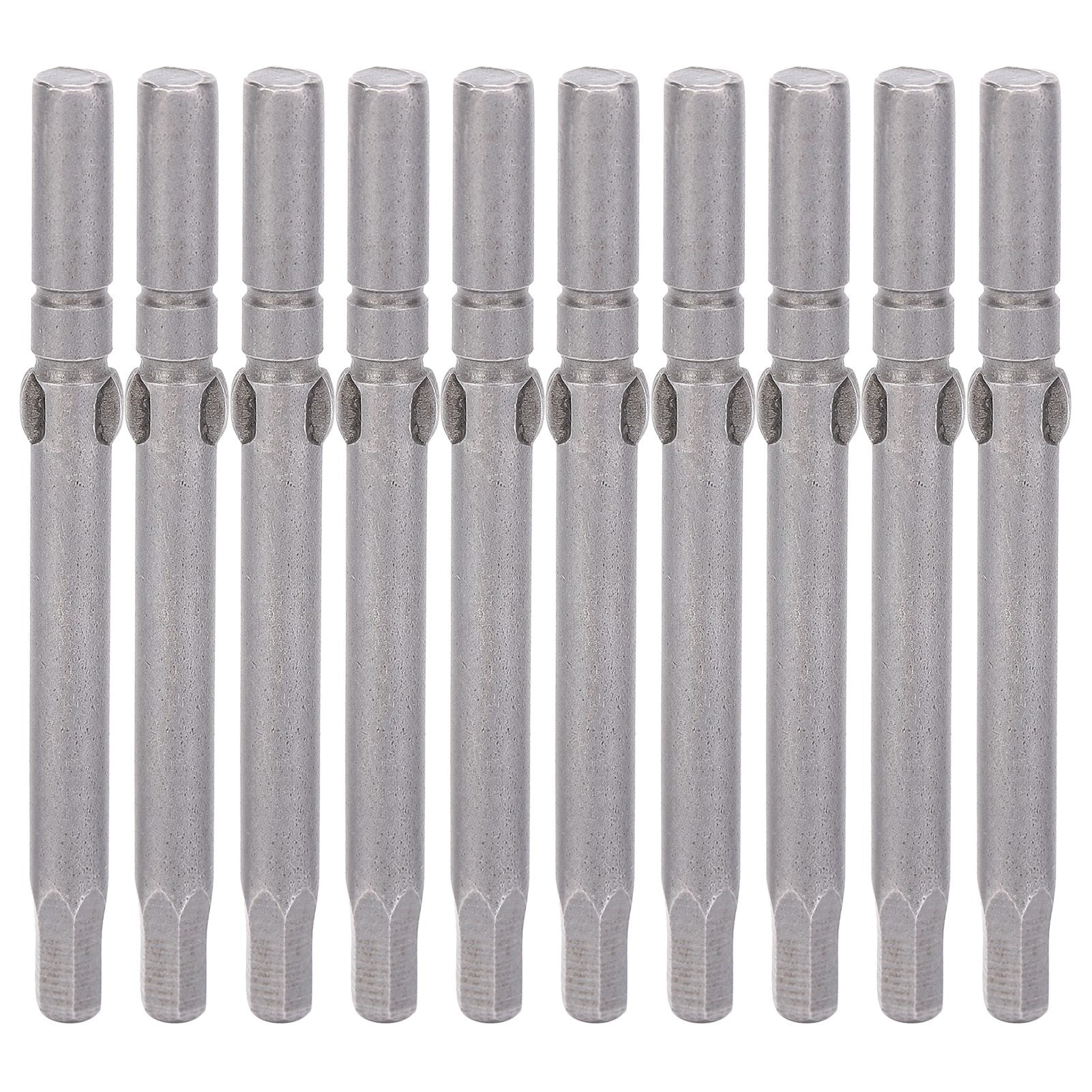 10Pcs Magnetic Head Screwdriver Bits Electric Hex Socket S2 Alloy Steel Industrial Tools