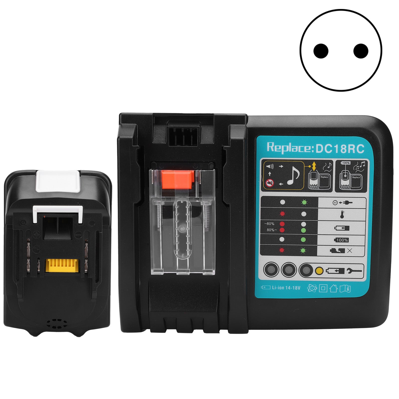 Battery Charger for Makita 18V 5.0Ah LithiumIon Industrial Supplies 3A DC18RC