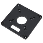 Router Table Insert Plate Aluminium Alloy CNC Trimmer Woodworking Engraving Accessory