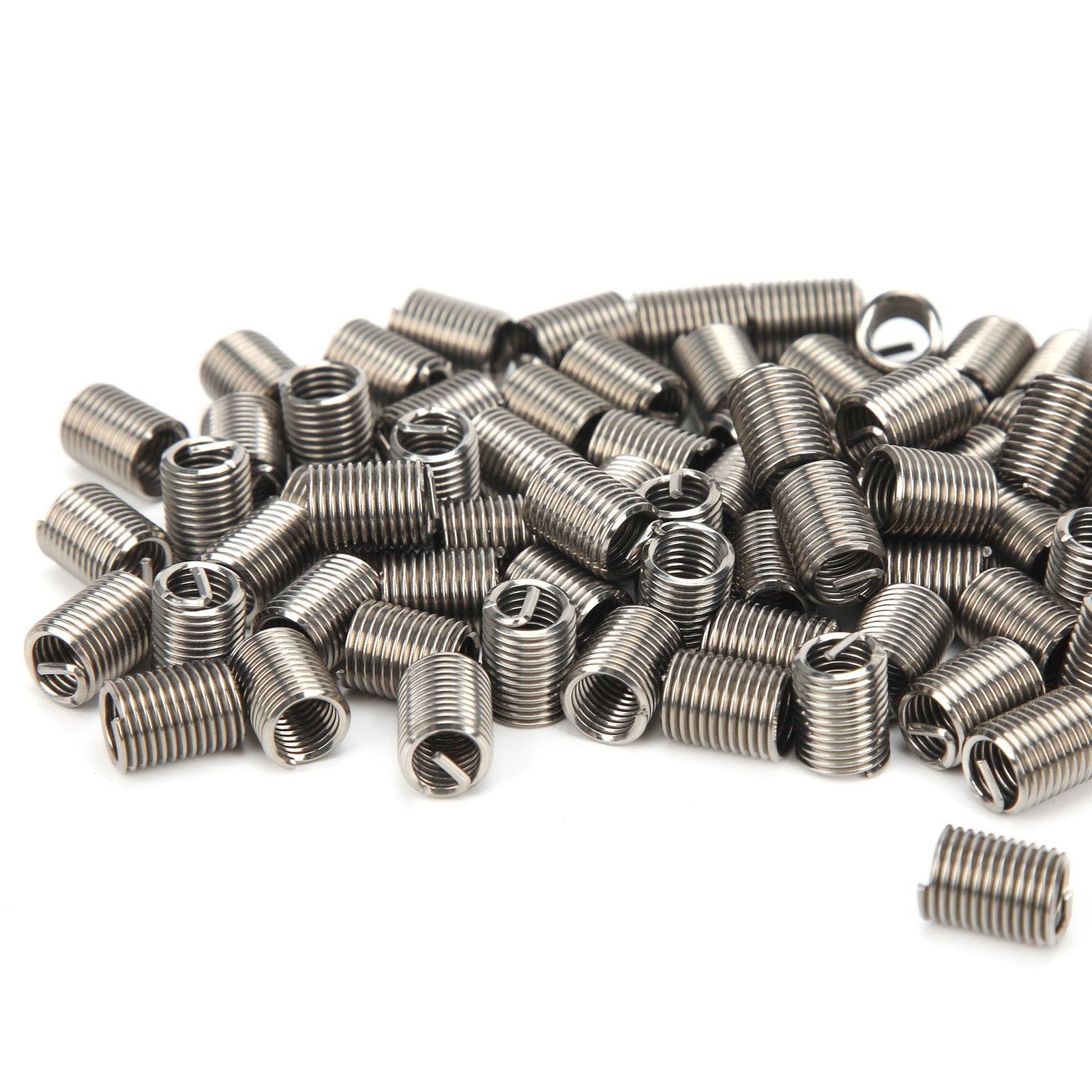 100Pcs Thread Inserts Male Female Reducing Nut Repair Tool Stainless Steel Fastener M6x1x2.5D
