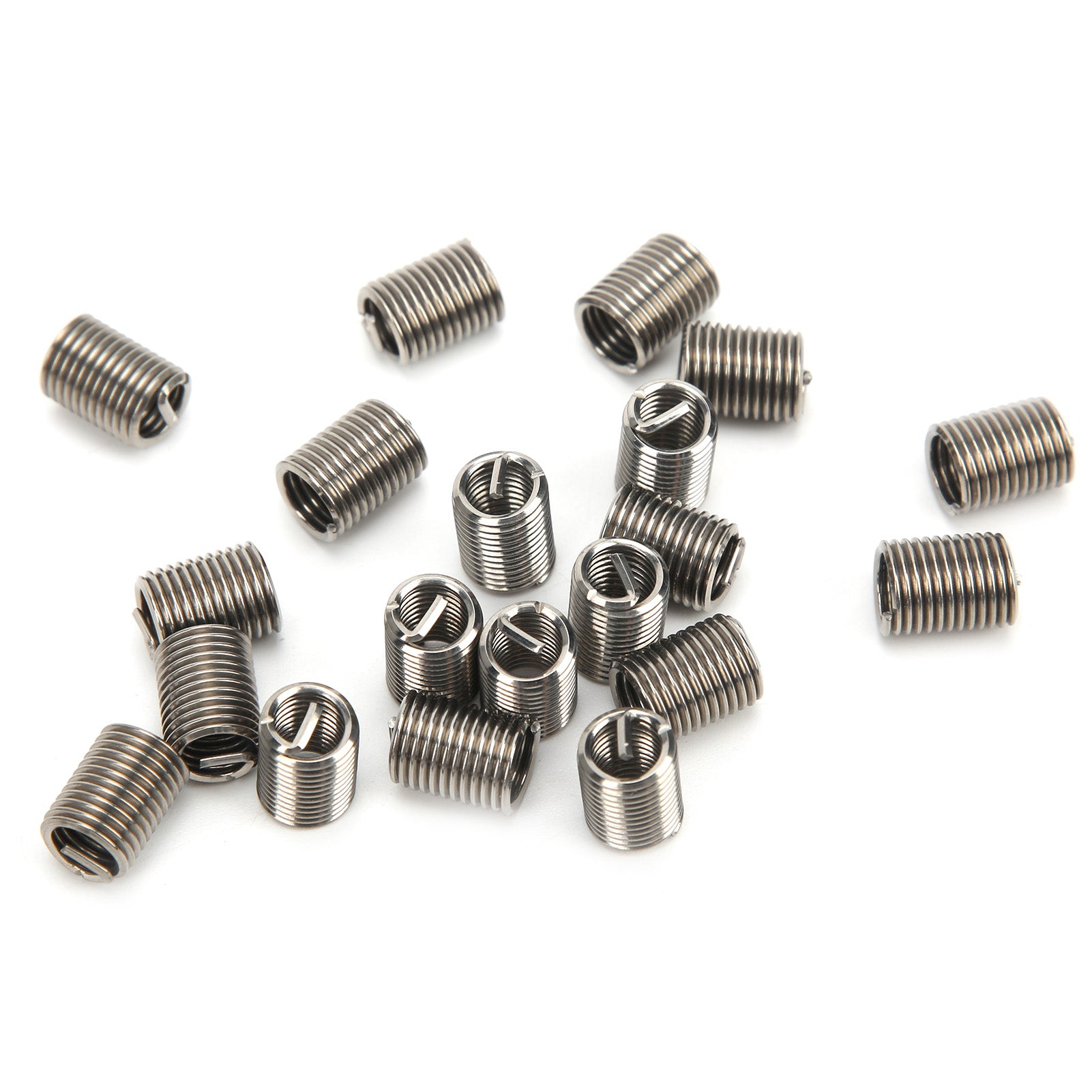100Pcs Thread Inserts Male Female Reducing Nut Repair Tool Stainless Steel Fastener M6x1x2.5D