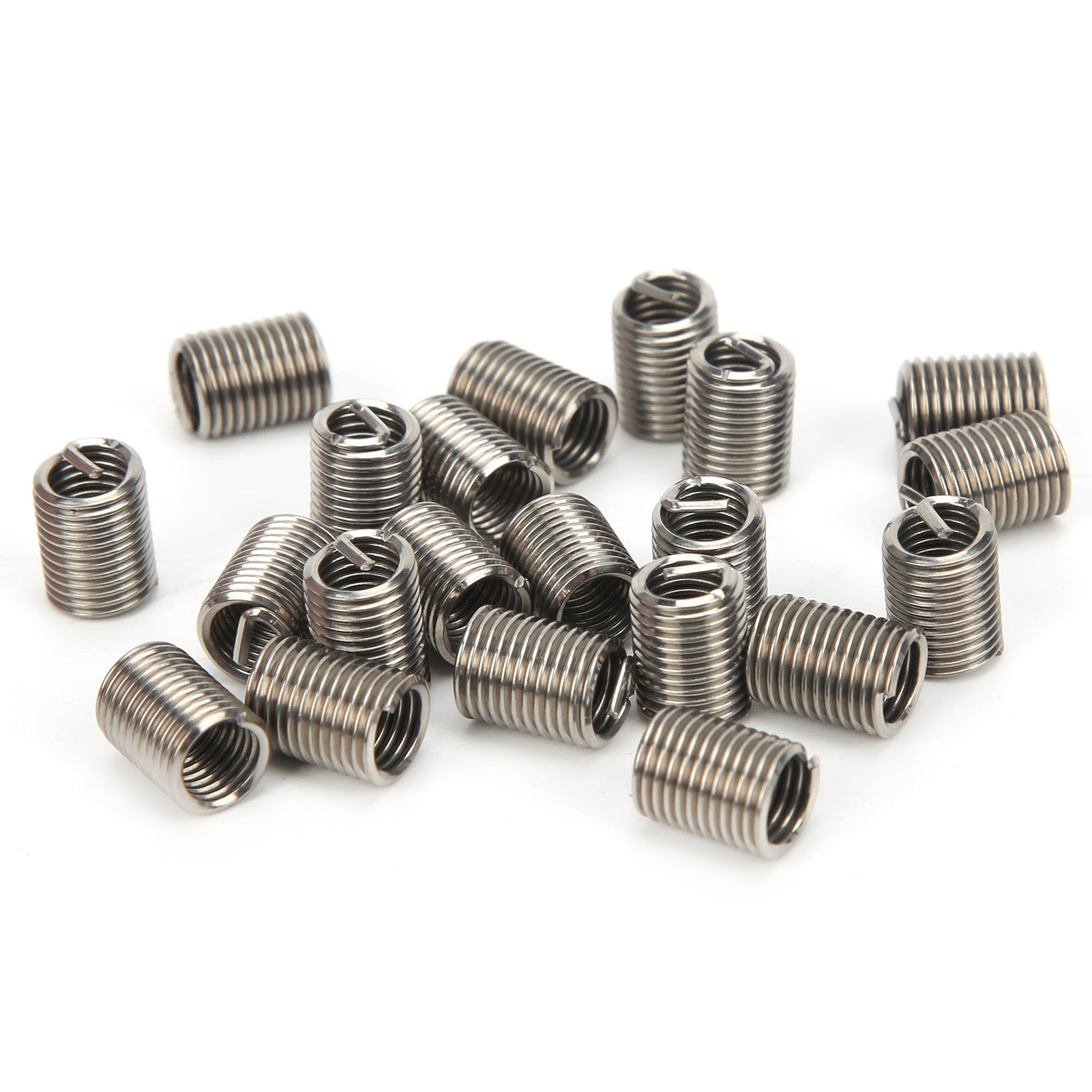 100Pcs Thread Inserts Male Female Reducing Nut Repair Tool Stainless Steel Fastener M6x1x2.5D