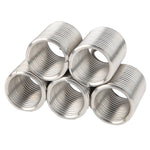 5Pcs Thread Inserts Male Female Reducing Nut Repair Tool Stainless Steel Fastener M22x2.5x2D