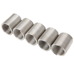 5Pcs Thread Inserts Male Female Reducing Nut Repair Tool Stainless Steel Fastener M22x2.5x2D