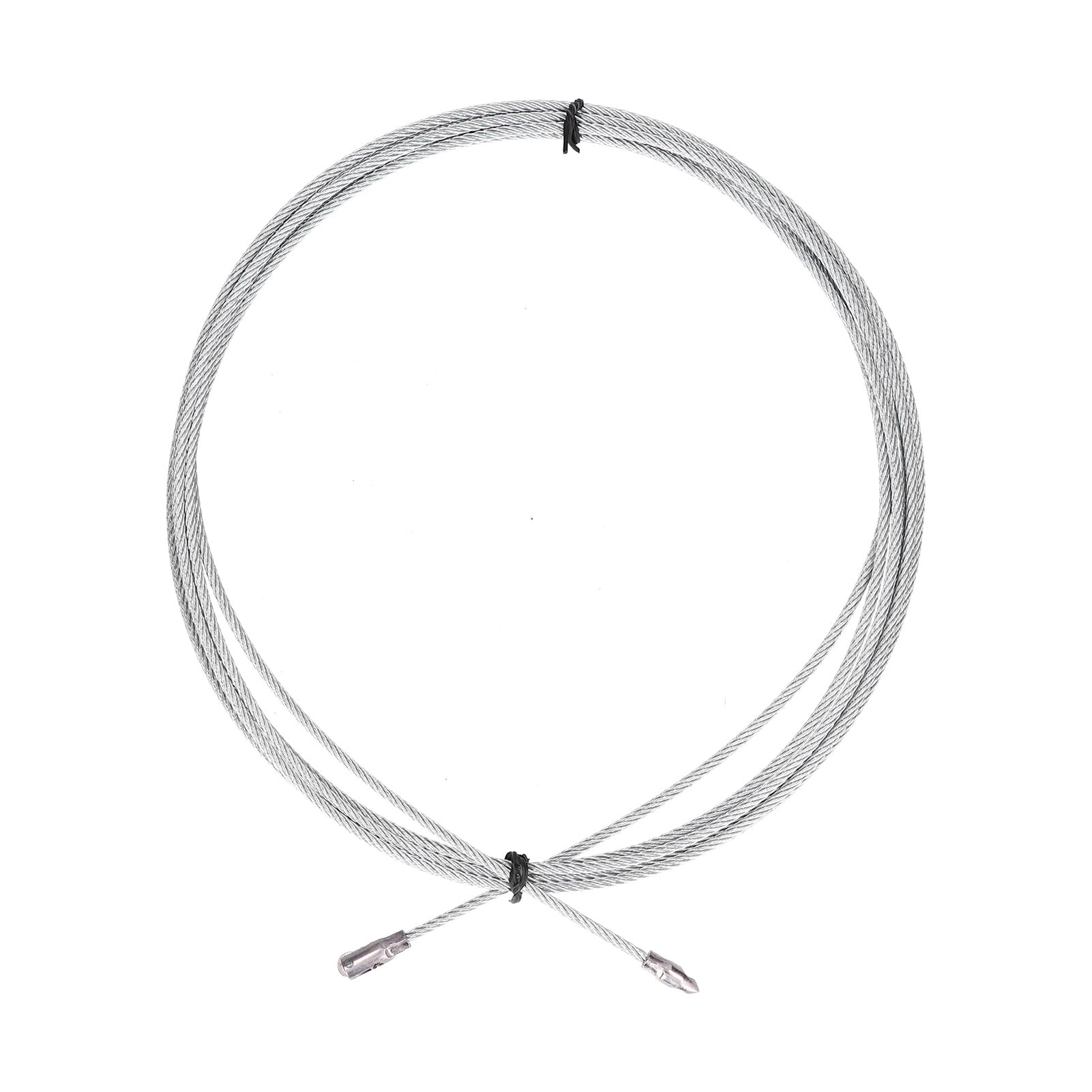 Steel Wire Strands Cord 0.4mmDiameter High Tensile Strength for Elevator Precision Instrument(10m/10.94yd )