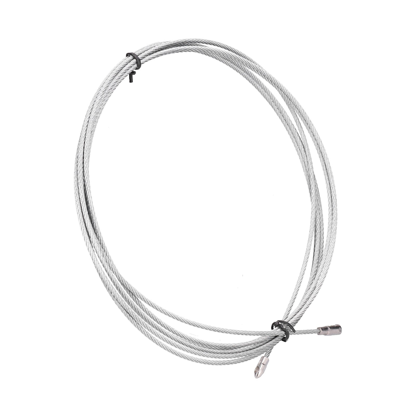 Steel Wire Strands Cord 0.4mmDiameter High Tensile Strength for Elevator Precision Instrument(10m/10.94yd )