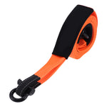 Towing Rope Polyester Material Thicken Tow Strap Shackle Fixed Traction Accessories 12 TonsOrange