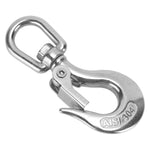 Swivels Eye Lifting Hook Stainless Steel Safety Lifting Hook for Engineering Cranes350KG