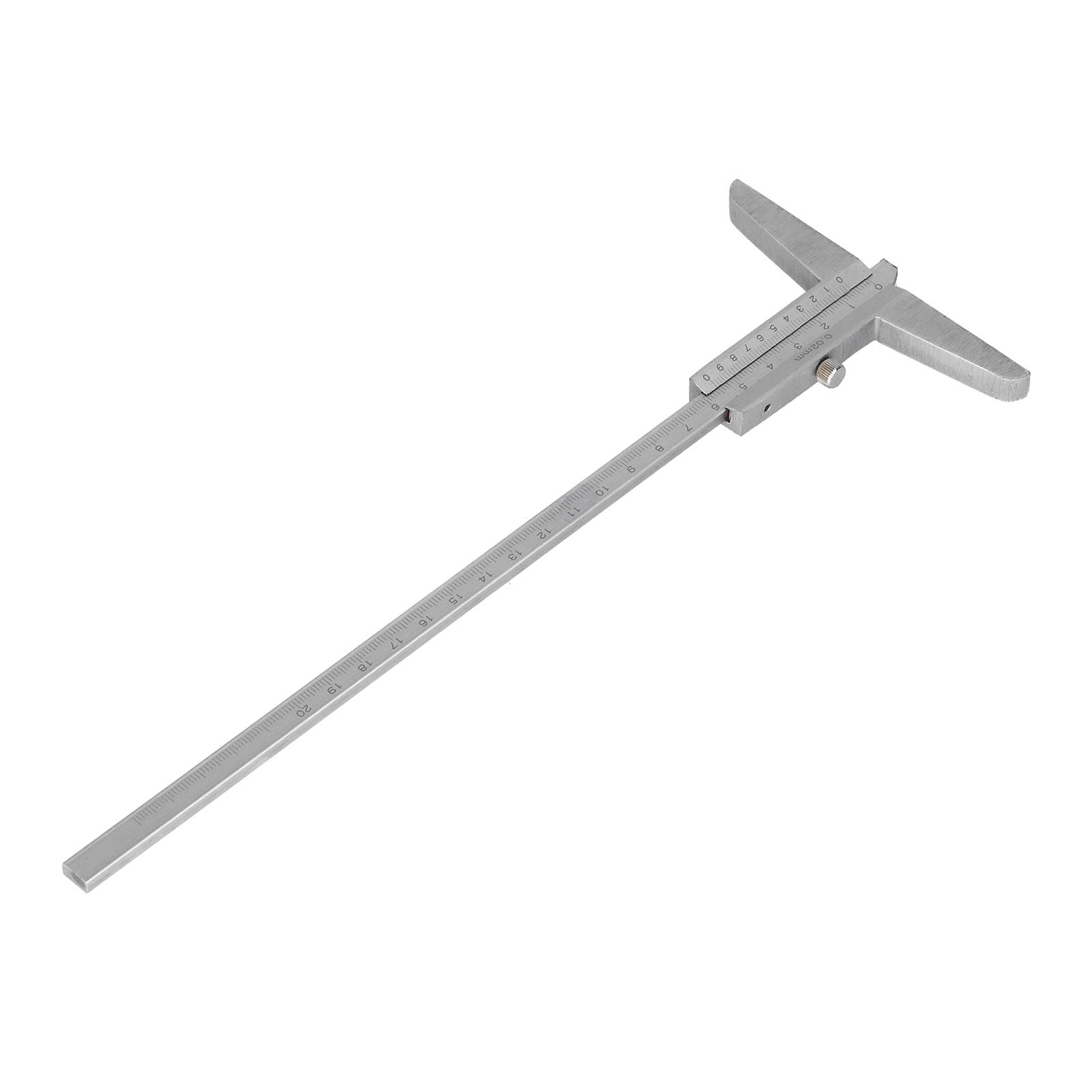Depth Vernier Caliper Metal Gauge 0.02mm High Accuracy Micrometer Measuring Tool0‑200mm