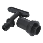 IBC Tote Tank Adapter Nozzle Drain Hose Faucet Connector Tap Fitting Part AccessoryPlastic Threaded Connector