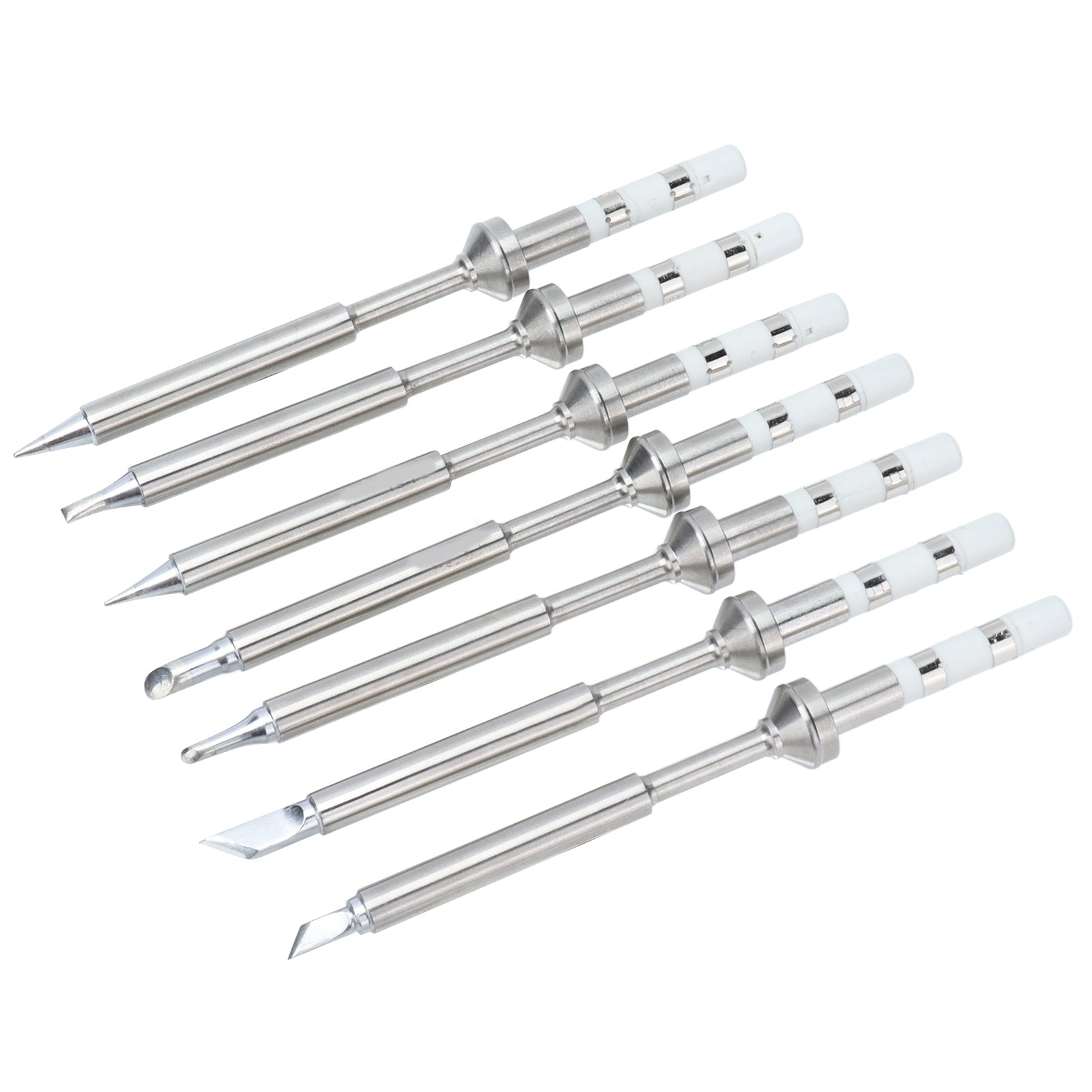 7Pcs Soldering Tips Mini Intelligent Original Solder Iron Tip Replacement for Welding