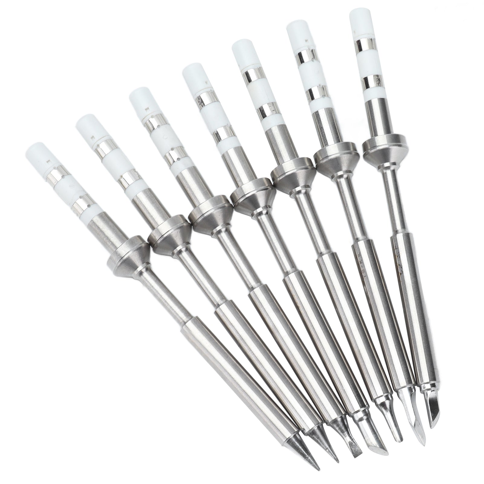 7Pcs Soldering Tips Mini Intelligent Original Solder Iron Tip Replacement for Welding